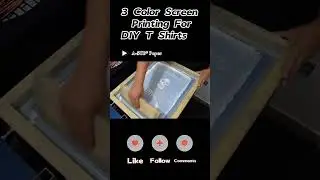 3 Color Screen Printing | Silk Screen Printing | Tutorial | DIY Silk Screen Printing | A-SUB&reg; Paper