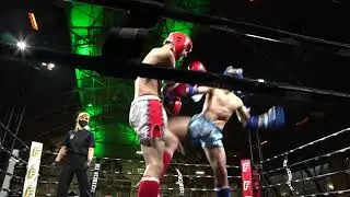 Zach Canfield (Milton Muay thai) vs Vinnie Parent (Boss Thai Boxing) Round 3