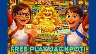 FREE PLAY Turns Into a JACKPOT! 💰 Grand Buddha Link Goes OFF!