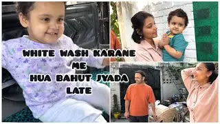 Shadi ko bache hain sirf kuch ek din, aur abhi tak white wash tak nahi hua complete 
