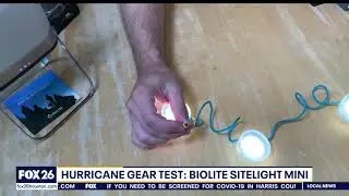 BioLite SiteLight Mini &mdash; тест на устойчивость к ураганам