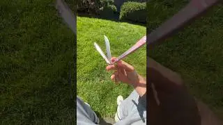 🫣 #balisong #knife #balisongflipping #hardflip #balisongtrainer #satisfying #fsflip