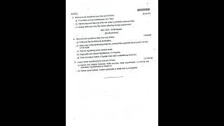 Nutrition & Biochemistry previous years Question paper  for @Bscnursing 1st year #MUHS