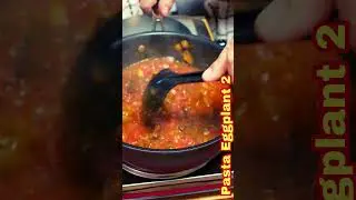 #Fresh Pasta Eggplant 2  #tomatosauce   #pasta