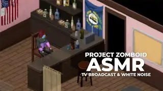Project Zomboid ASMR | TV Broadcast & White Noise