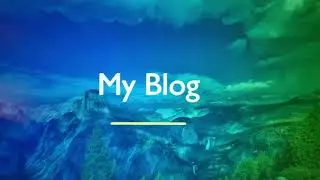 Blog presentation