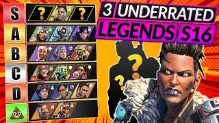 3 MOST UNDERRATED LEGENDS You MUST MAIN - Climb FAST Season 16 - Apex Legends Meta Guide