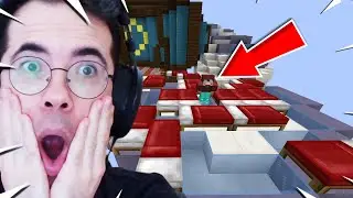 SONSUZ BED TROLL'&Uuml; ile RAKİPLERİ &Ccedil;ILDIRTTIK! Minecraft LUCKY BLOCK BEDWARS (ŞANS BLOKLARI)