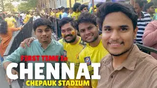 IPL Live Match Vlog | CSK | MS Dhoni | Chepauk Stadium | Marina Beach | Chennai Vlog | CSK vs PBKS
