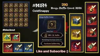 MIR4 - Bingo Event 2025 ( 290 Raffles )