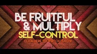 Self Control ~ Rabbi Gene Binder