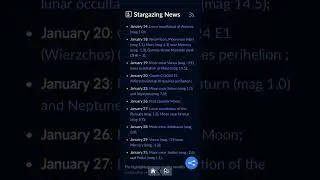 Best space events in January|| part-2