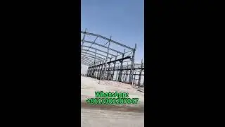 Standardized steel structure factory building frame, creating an efficient industrial space#workshop