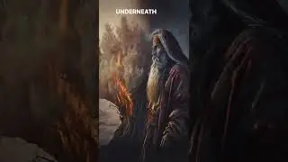 AI draws Moses and the burning bush🤯 #shorts #supernatural #bible #ai #aiart #christianshorts