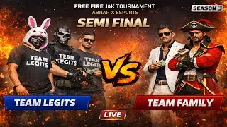 TEAM FAMILY vs TEAM LEGITS | SEMI FINAL 🔴 | SEASON 3 | Free Fire Tournament