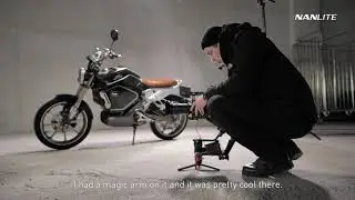 Motorrad Werbe-Video mit NANLITE PAVOTUBE, FORZA & MIXPANEL LED-Studioleuchten von Alexandru Don