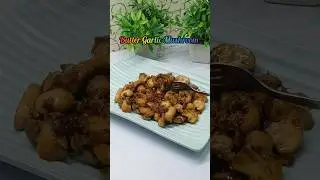 5 minute Mushroom recipe #youtubeshorts #buttergarlicmushrooms #mushroomrecipe #viral