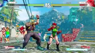 SFV Beta 3 Cammy vs Nash