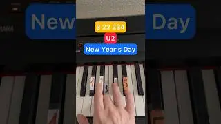 U2 - New Year&rsquo;s Day #piano #pianotutorial #pianolessons @ohmonpiano