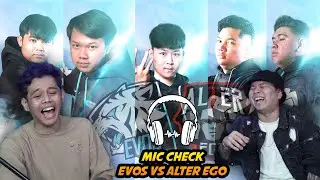 React Mic Check Evos VS Alter Ego Bareng Si Botak!