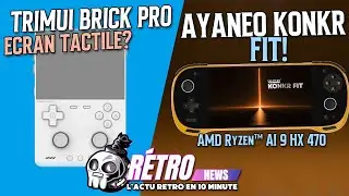 Retro News #5 &ndash; Trimui Brick Pro, AYANEO Konkr Fit, RG G01 tout en lousd&eacute; chez Anbernic