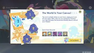 Sunspray Summer Resort: Part 2 The World is your Canvas! | Genshin Impact Event