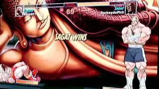 Super Street Fighter II: HD Remix - Sagat MADNESS pt4