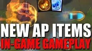 NEW AP ITEMS IN-GAME GAMEPLAY - League of Legends