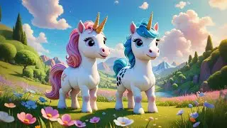 Six Baby Unicorns Leap in the Sky | Unicorn Song for Kids | Nursery Rhymes and Magical Songs