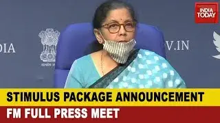 COVID-19: FM Nirmala Sitharaman Press Meet On Stimulus Package Announcement | Watch Full Video