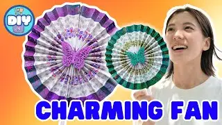 Craft facile: ventaglio di carta &ndash; Paper Fan Tutorial!