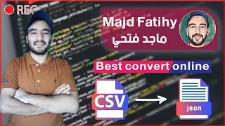 تحويل ملف Csv الي json