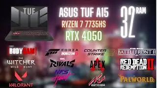 ASUS TUF A15 RTX 4050 &ndash; 12 Games Tested! (Massive Benchmark Pt.1)