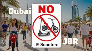Dubai&rsquo;s JBR Bans E-Scooters & E-Bikes | Major Safety Move Sparks Public Debate #epulse24