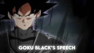 Goku Black's speech on mortals