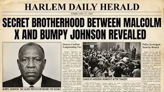 MALCOLM X and BUMPY JOHNSON Were SECRET BROTHERS --- When One Died, the Other Got DEADLY Revenge