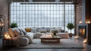 🎹 Cozy Ambient Piano Vibes | Cozy Living Room with Winter Light | Relax, Study, Unwind