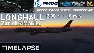 MSFS Longhaul Flight PMDG Zurich - Malina 12:30 h - 10min