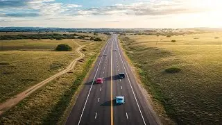 A Scenic Drive on a Winding Road
