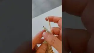 Augmentation de mailles au tricot pour gaucher