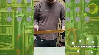 Escuadra De Carpintero Regla Metal 40cm UNIPROVEEDORES.COM.AR