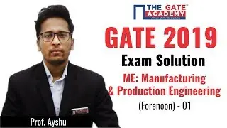 GATE 2019 Answer Key - Paper Analysis for Mechanical Engg (Forenoon) | MPE - 01