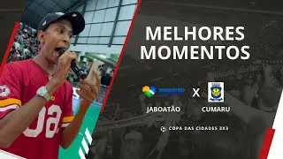 FUTEBOL COPA DAS CIDADES NEY SILVA 3X3: JABOAT&Atilde;O x CUMARU [MELHORES MOMENTOS]
