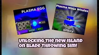 UNLOCKED THE NEW ISLAND GOT NEW PETS IN BLADE THROWING SIM!