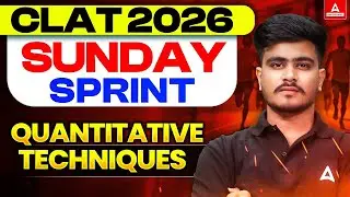 CLAT 2026 Quantitative Aptitude Marathon 🔥 | Complete Practice + Tricks | CLAT 2026