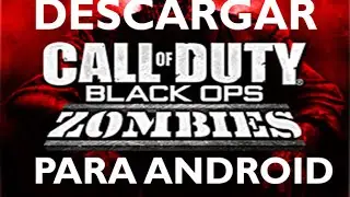 descargar call of duty black ops zombies para android
