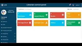 Librarian Management  System in PHP with Database | PHP Projects #php