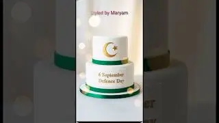 6 September Defence Day Cake 🎂//Defence Day Cake Design🎂 #defence #pakistan #pakarmy