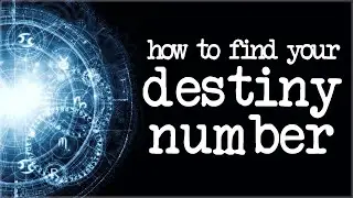 Destiny/Expression number in numerology & how to calculate it