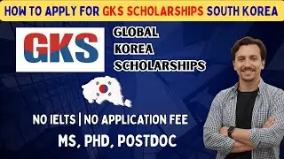 How to apply for GKS scholarship south korea 🇰🇷 2026 | No IELTS | No application fee | step by step
